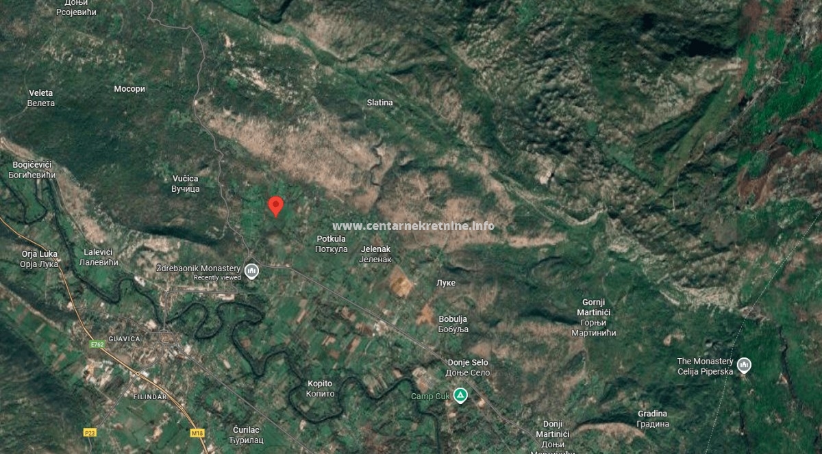 For sale, plot of land 4.460m2, Podkraj, Danilovgrad